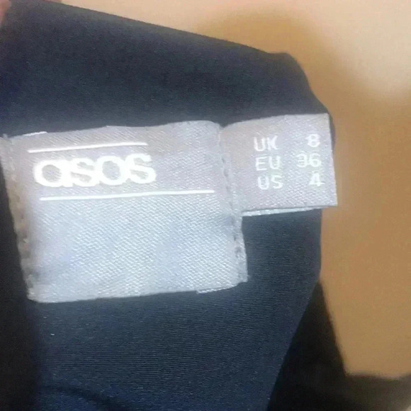 ASOS Black Off-Shoulder Jumpsuit - Picture 12 of 16